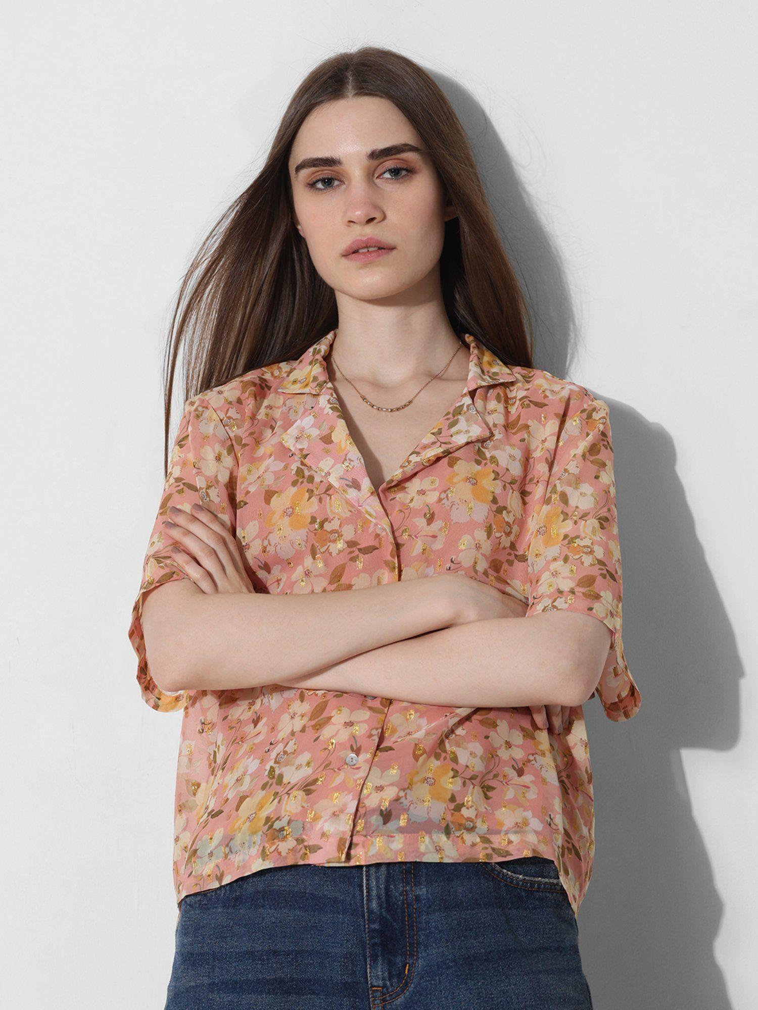 printed floral shirt