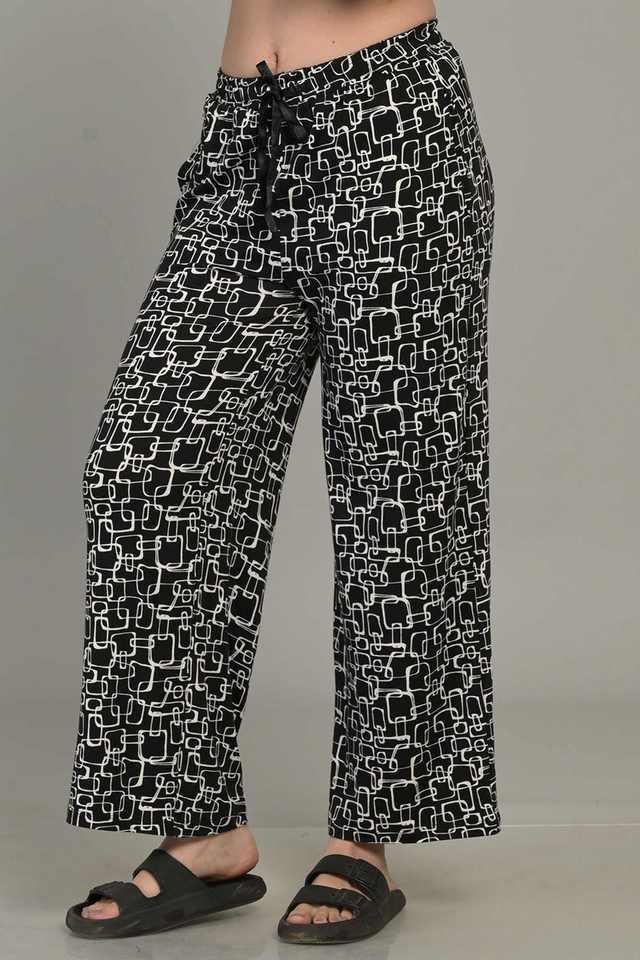 printed full length polyester womens pyjamas