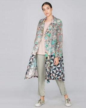 printed full sleeves jacket