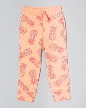 printed joggers with pockets