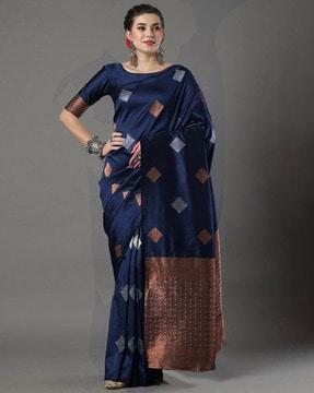 printed kanjeevaram silk saree