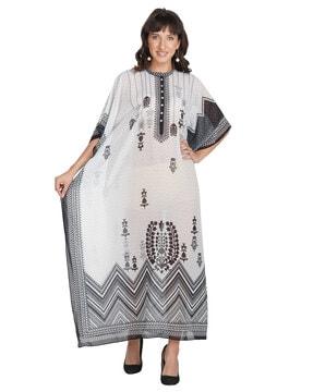 printed kuftan dress