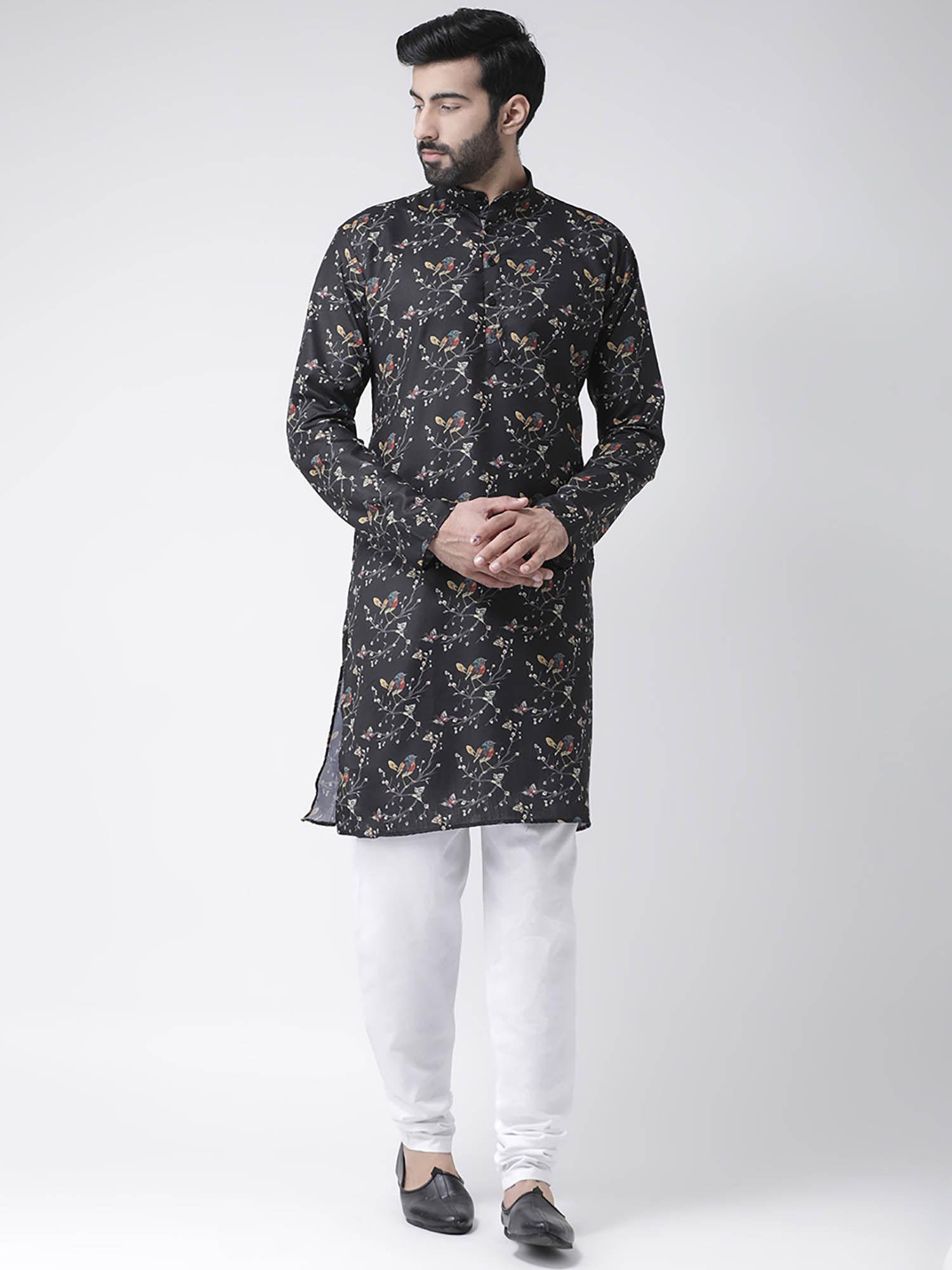 printed kurta and pyjama (set of 2)