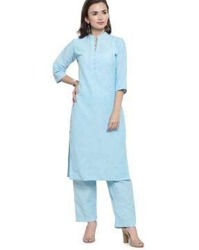 printed kurta-suit set