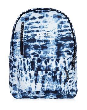 printed laptop backpack with adjustable straps