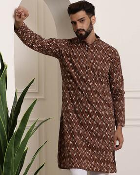 printed long kurta