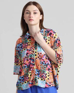 printed loose fit shirt