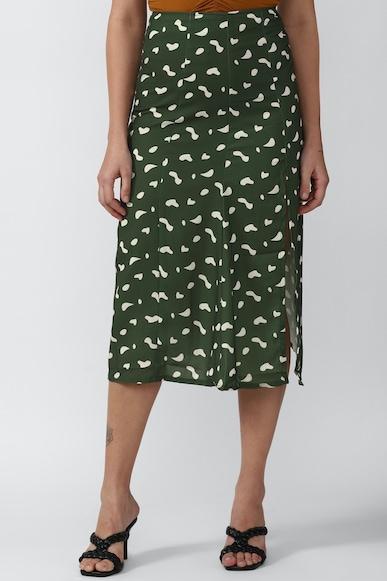 printed midi skirts