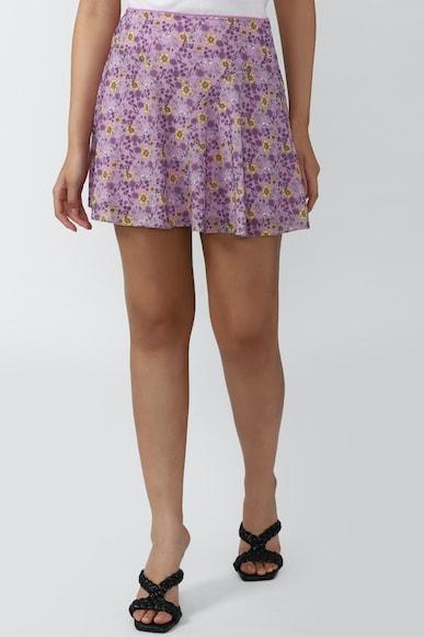 printed mini skirts