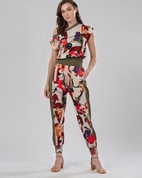 printed pant-suit set