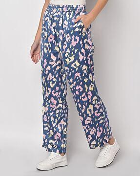 printed pants with insert pockets