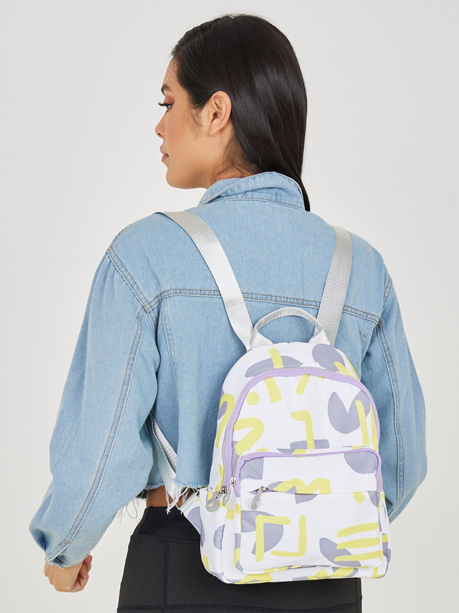 printed pocket backpack
