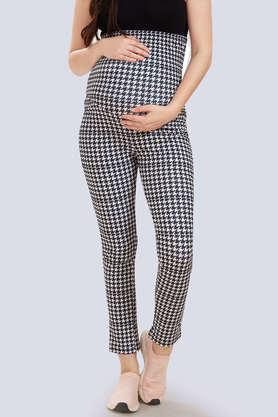printed polyester regular fit women's leggings - multi