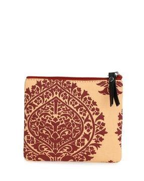 printed pouch with zip closure