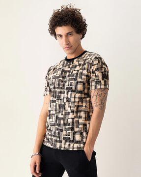 printed premium cotton regular fit t-shirt