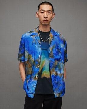 printed regular fit borealis shirt