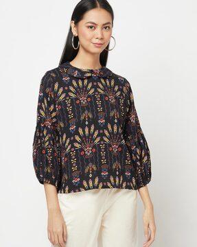 printed regular top