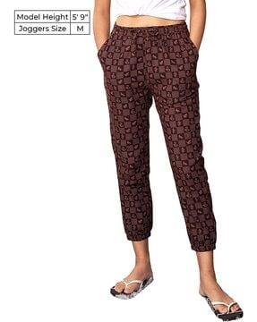 printed relaxed fit pants