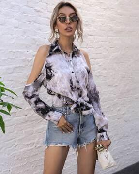 printed relaxed fit shirt