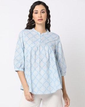 printed relaxed fit tunic