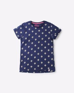 printed round-neck t-shirt