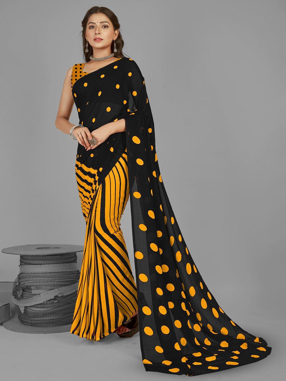 printed saree & blouse piece