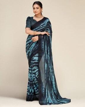 printed saree with blouse piece