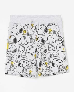 printed shorts with insert pockets