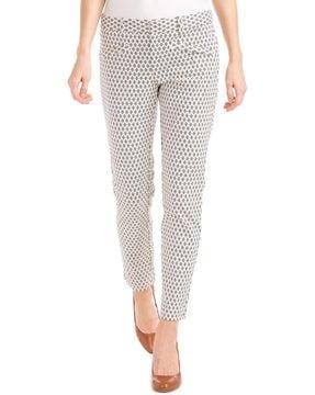 printed skinny ankle-length pants