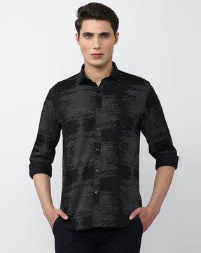 printed skinny fit shirt