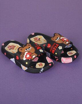 printed slides with applique