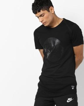 printed slim fit cotton t-shirt