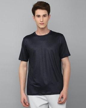 printed slim fit crew-neck t-shirt