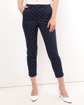 printed slim fit pant