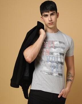 printed slim fit t-shirt