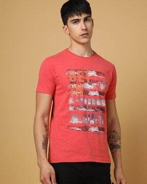 printed slim fit t-shirt