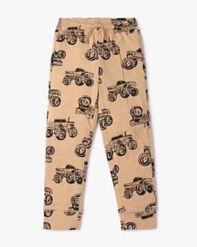 printed slim fit track pants