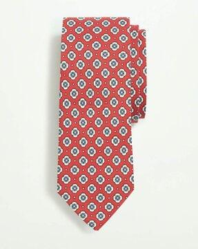 printed slim tie
