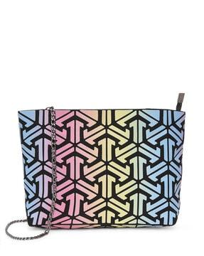 printed sling bag with detachable sling