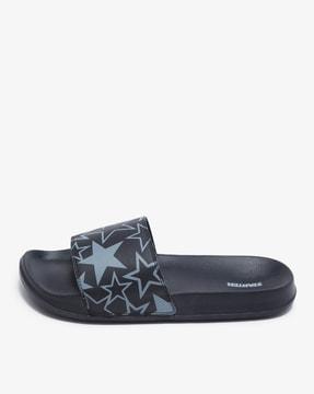 printed slip-on sliders