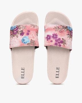 printed slip-on slides