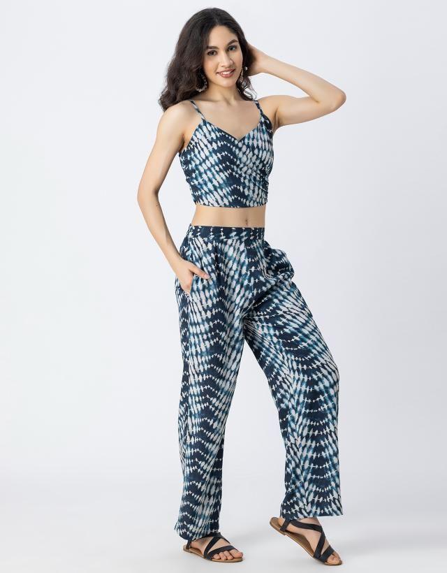 printed summer co-ord for women (set of 2)