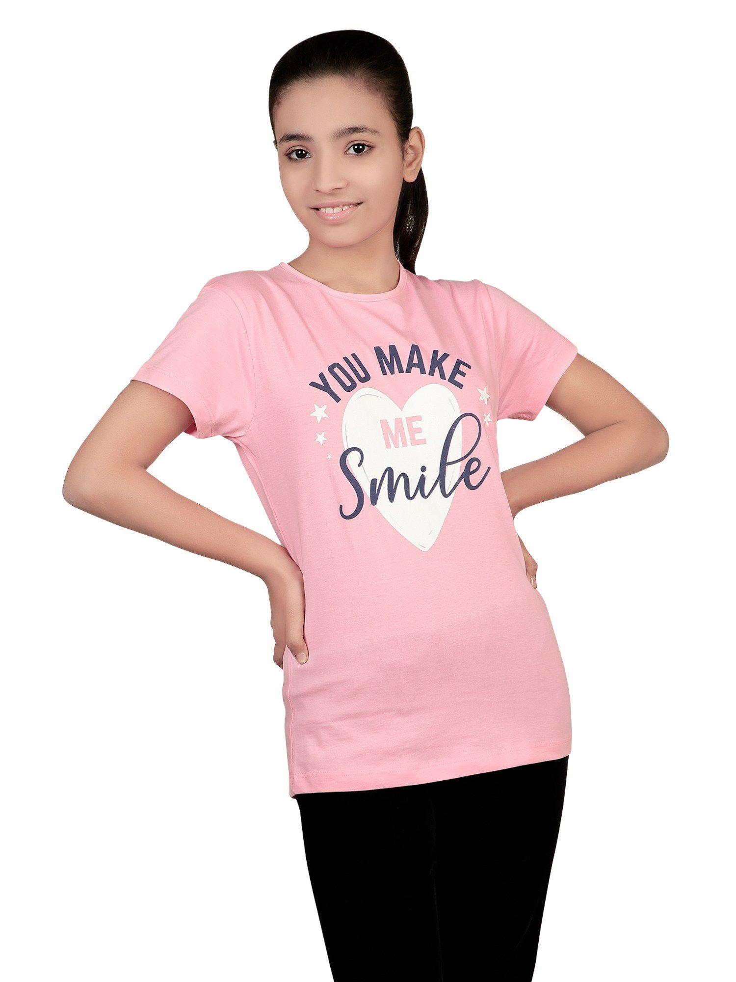 printed t-shirt - pink