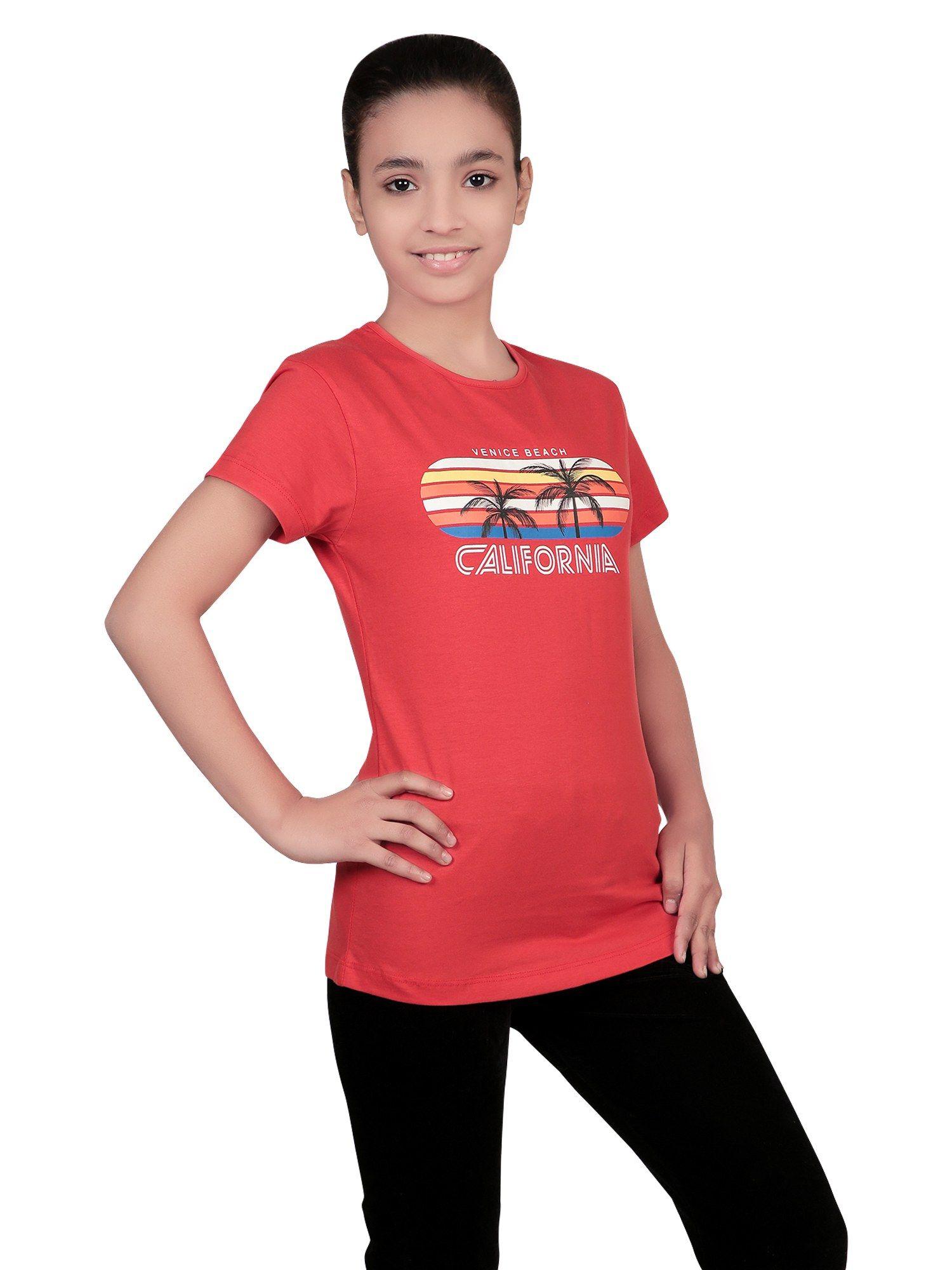 printed t-shirt - red