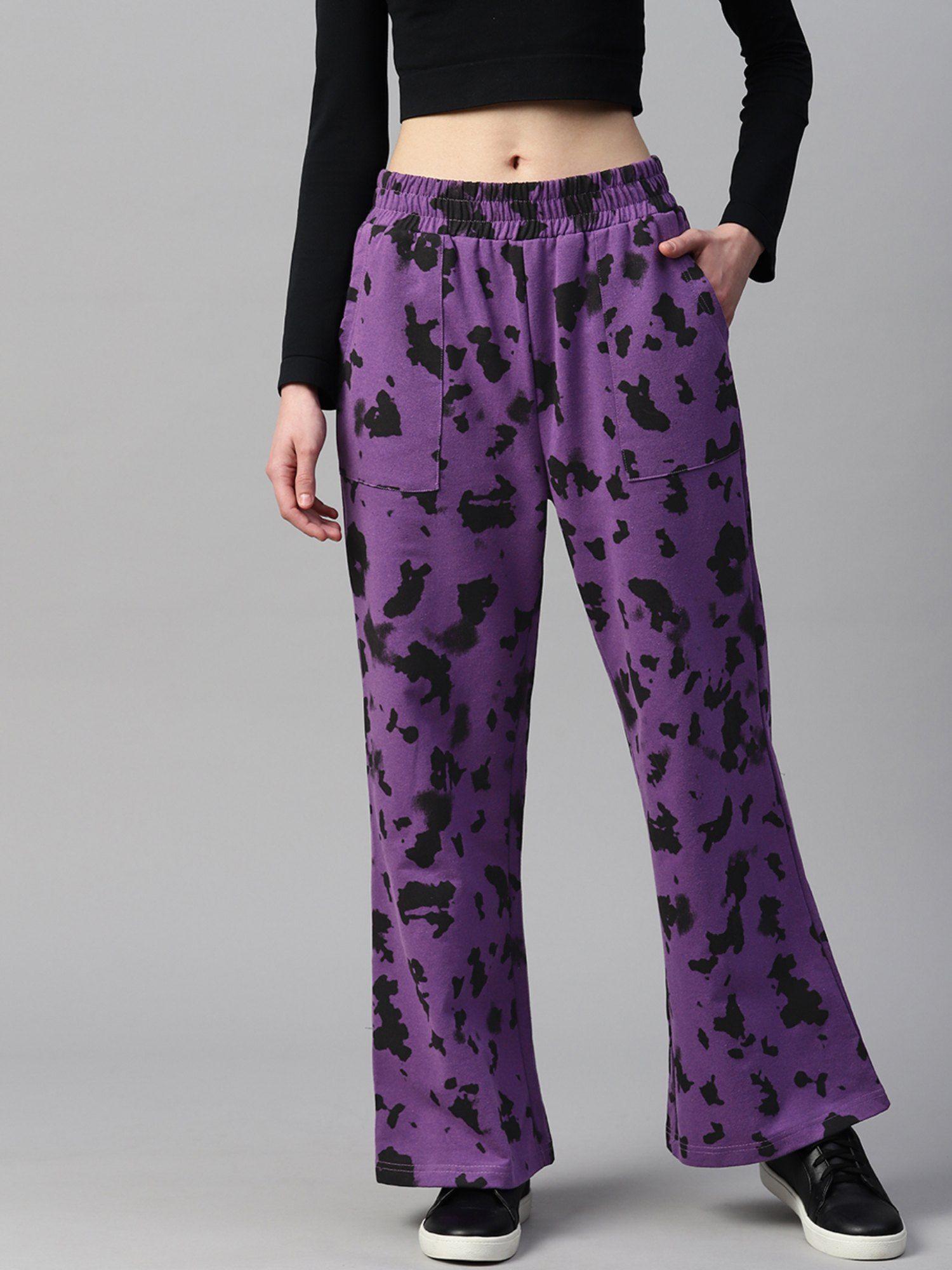 printed track pant