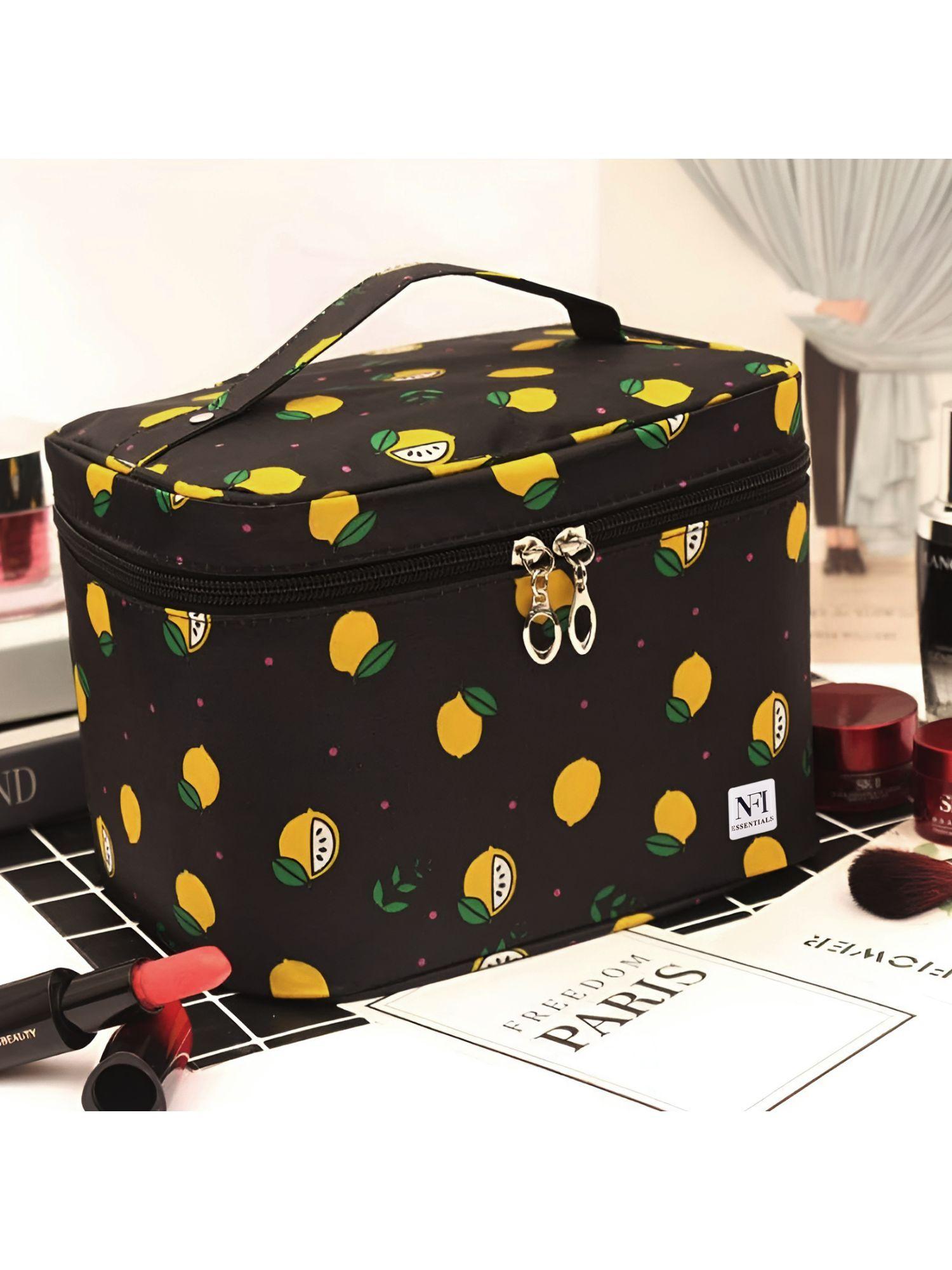 printed travel organizer bag makeup pouch for women toiletry bag (m)