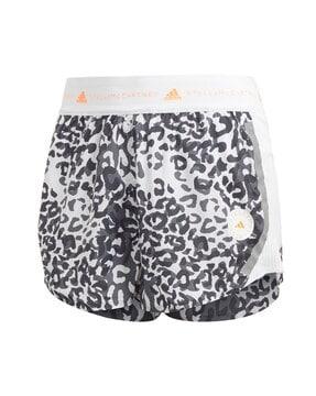 printed truepace shorts with elasticated waist