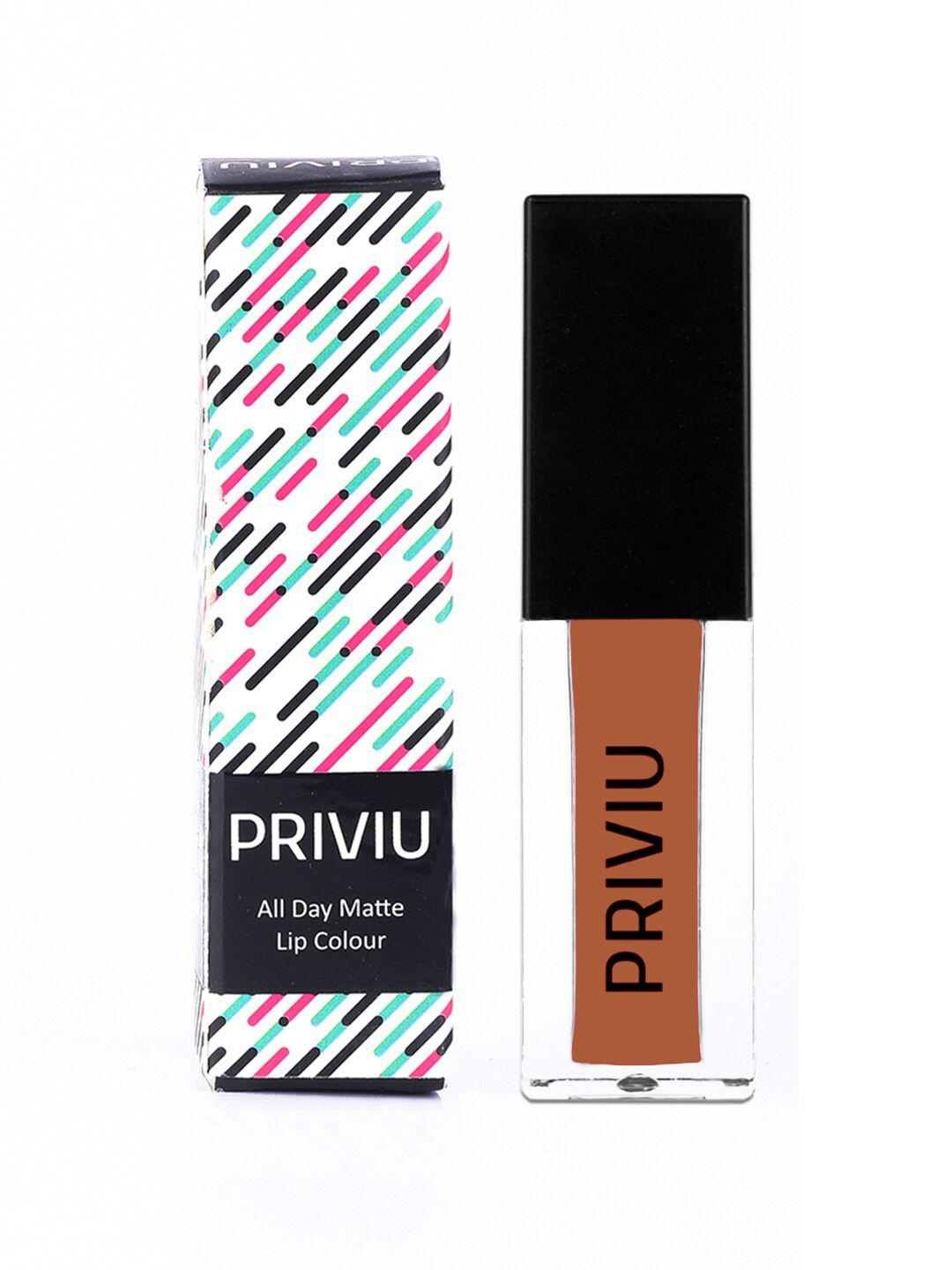 priviu all day matte liquid lipstick 4.5 ml - nude essence 512