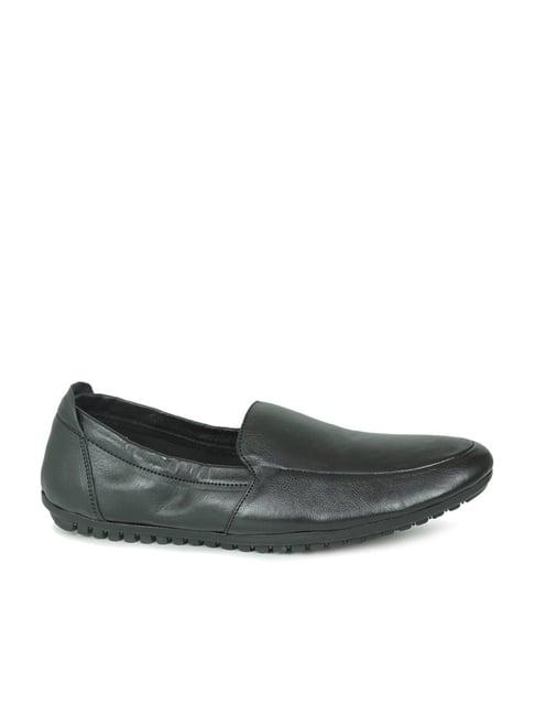 privo by inc.5 men's black casual loafers