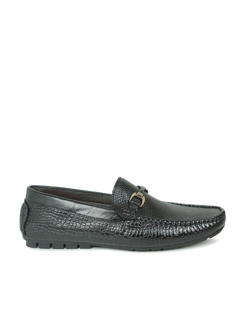 privo by inc.5 men's black casual loafers